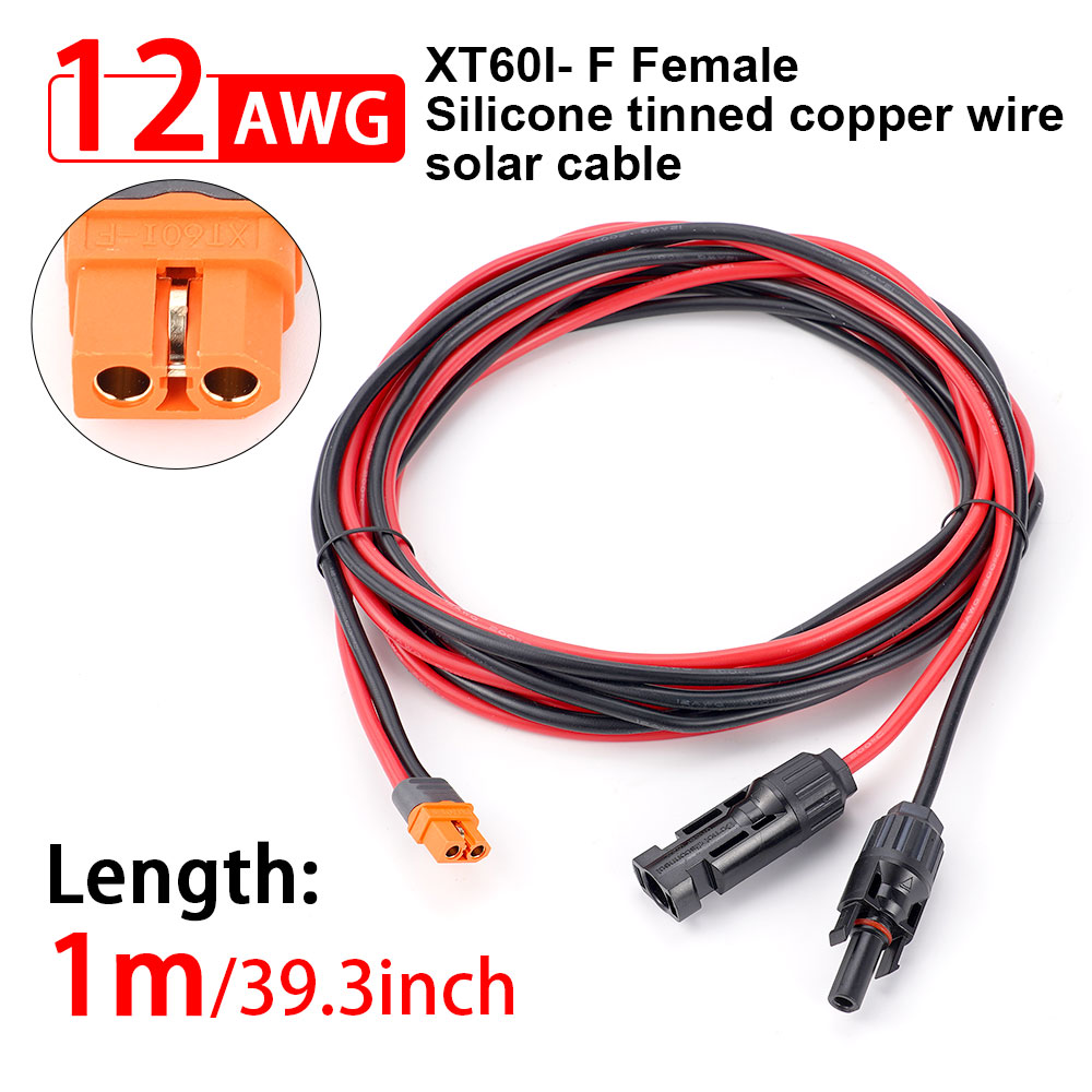 Ipex Connector - 1/2/3M Solar Connector to XT60I- F