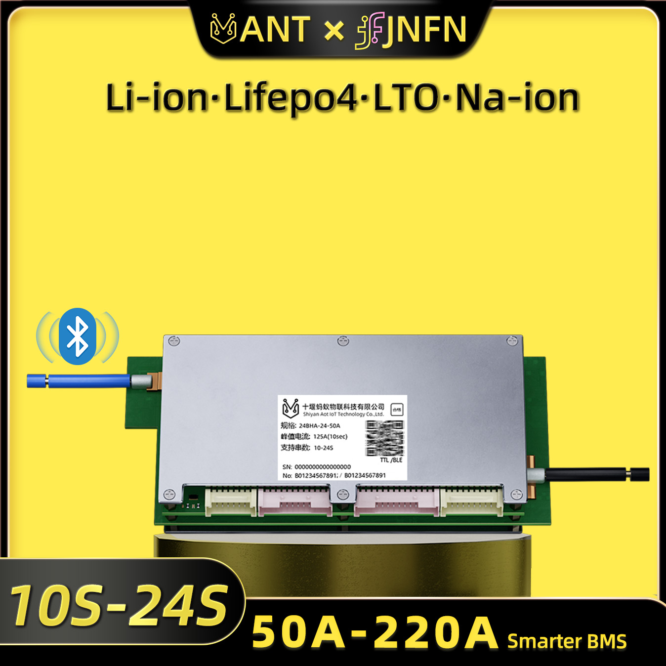 Proto Board - Ant BMS Smart 10S to 24S