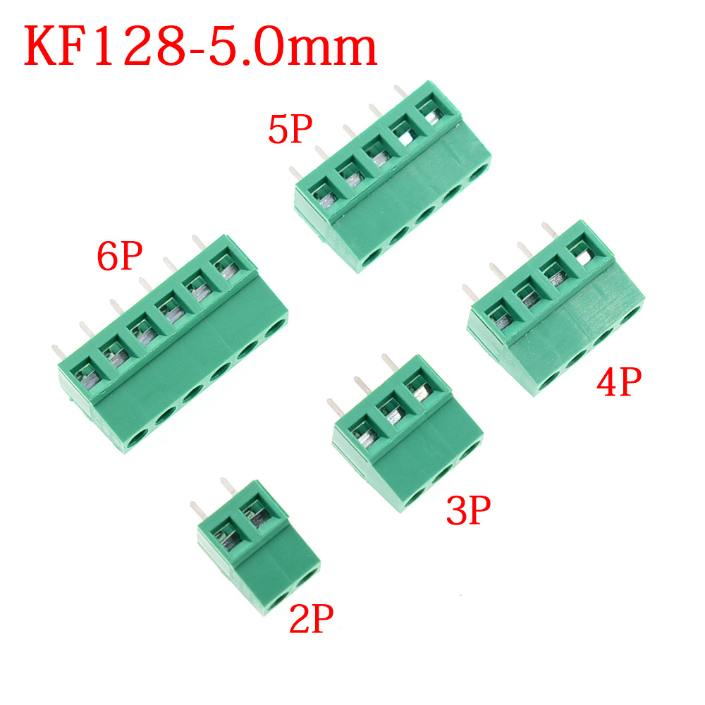 Screw Terminal Block - 10/50PCS KF128-5.0mm KF128 5.0 PCB Screw