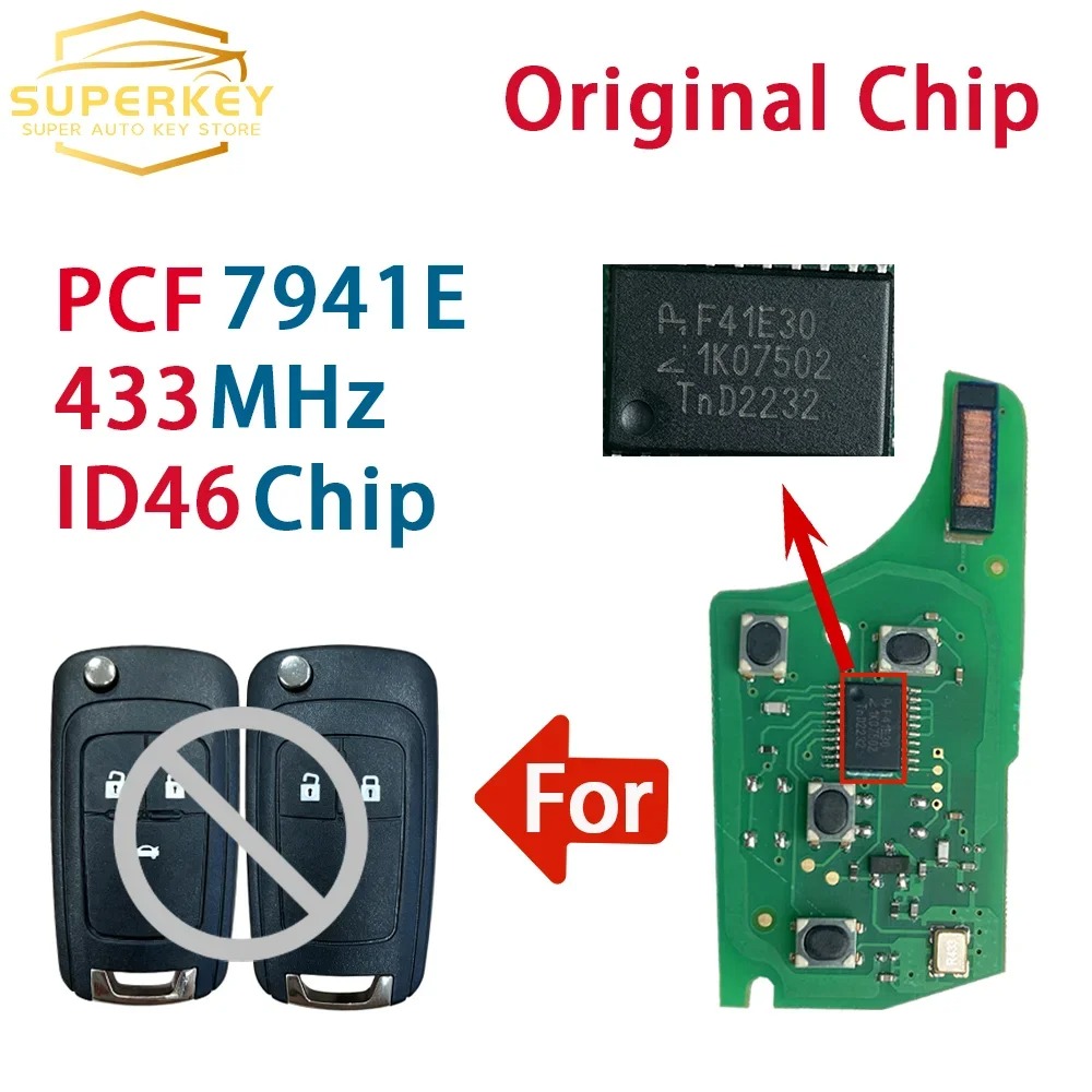 Proto Board - SUPERKEY PCF7941E 433MHz Car Key Circuit