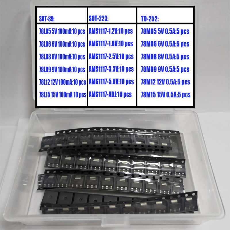 Ams1117 Module - SMD Voltage Regulator Assortment SOT89 SOT223