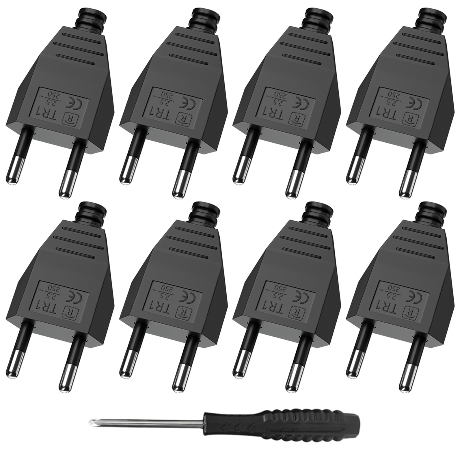 Ipex Connector - 4/6/8pcs EU Plug Adapter Male Female