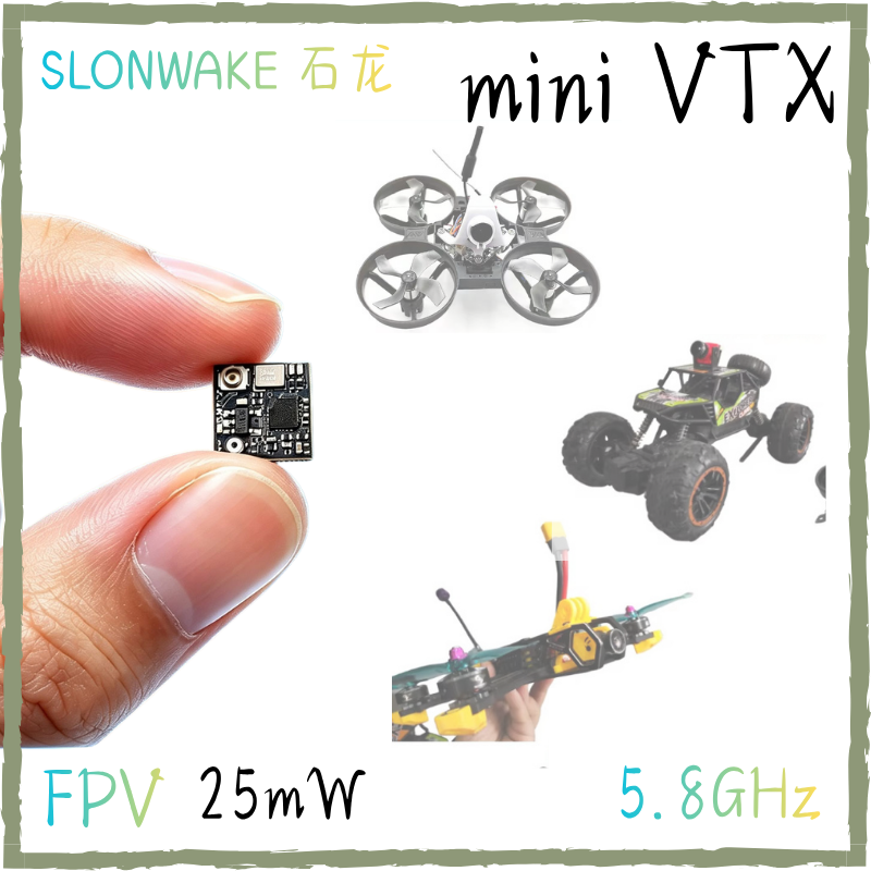 Ipex Connector - SLONWAKE 5.8G 25mW Tiny VTX 48CH
