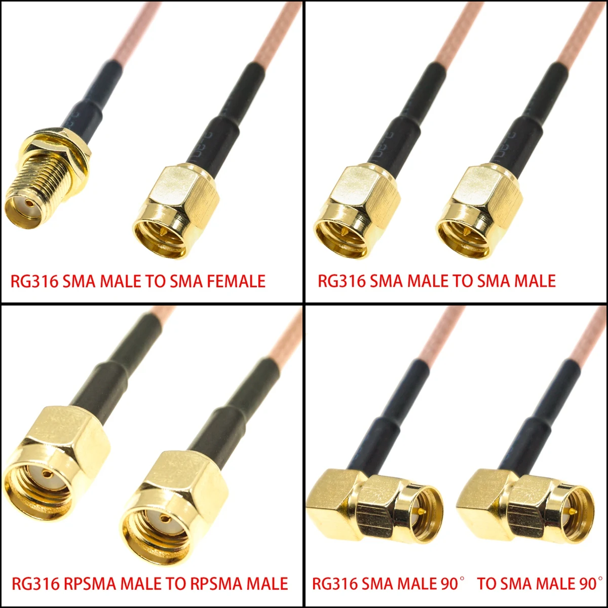 Ipex Connector - RG316 SMA Male Female To SMA