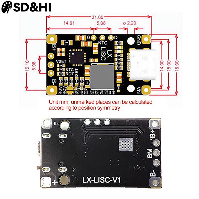 1pc Type-C 2S 3S 8.4V 12.6V St - Li Ion Charger Module 评论和价格