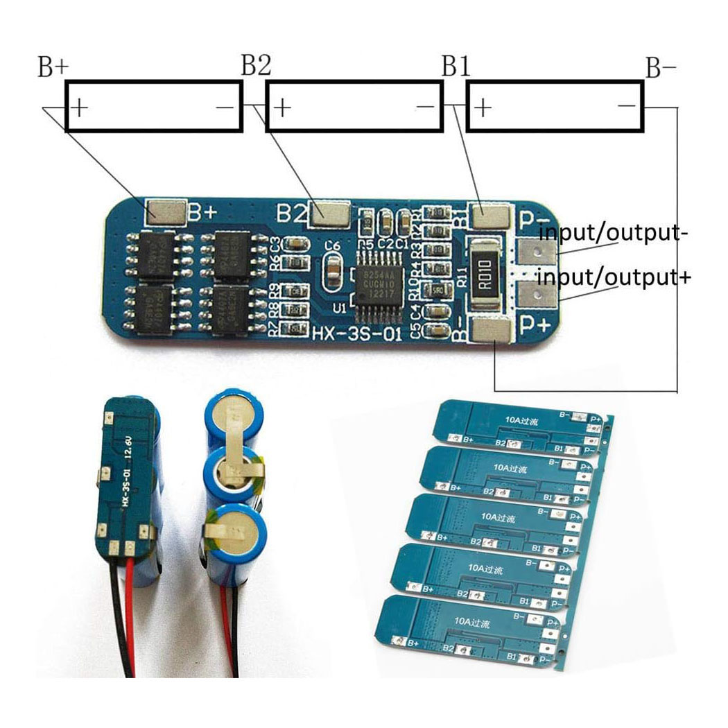 3S 12V 10A 18650 Lithium Batte - Li Ion Charger Module 评论和价格