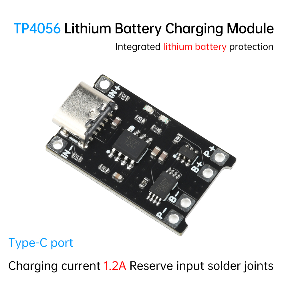 5pcs Type C DC 4-8V TP4056 Li- - Li Ion Charger Module 评论和价格