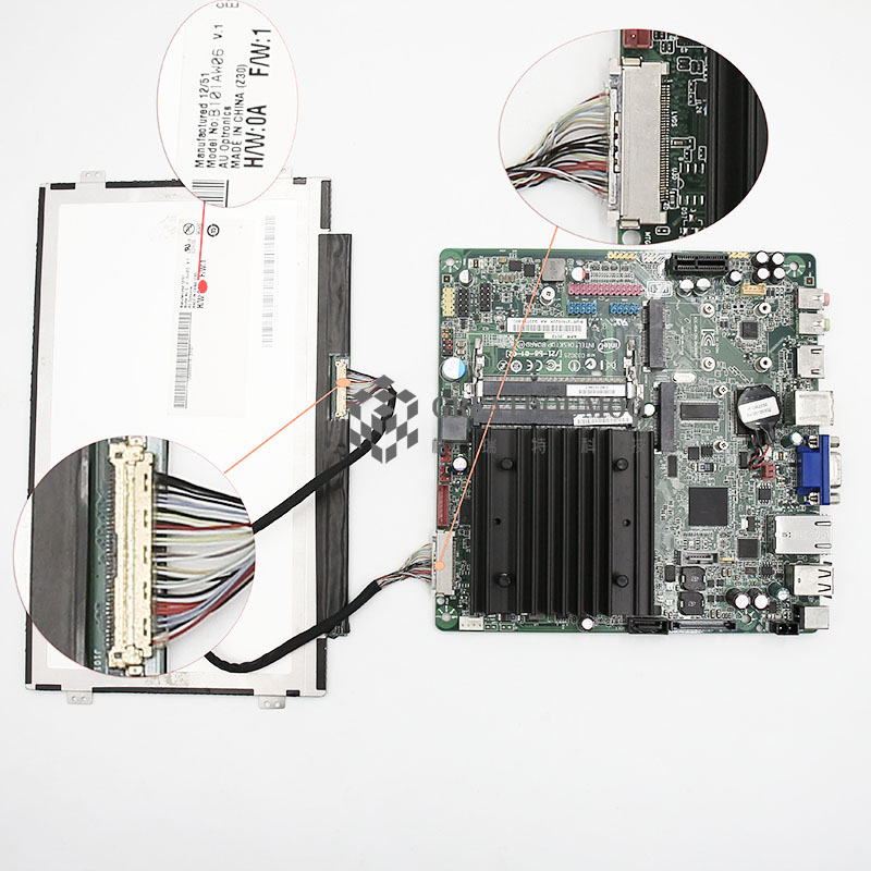 LVDS LCD Panel cable support 4 - Ipex Connector 评论和价格