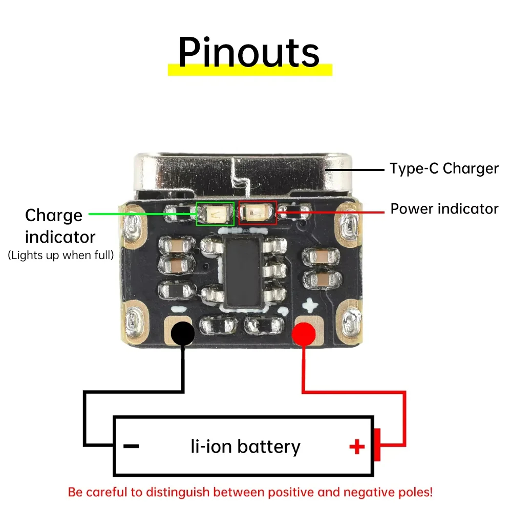 1-50PCS Type-C 18650 Lithium B - Li Ion Charger Module 评论和价格