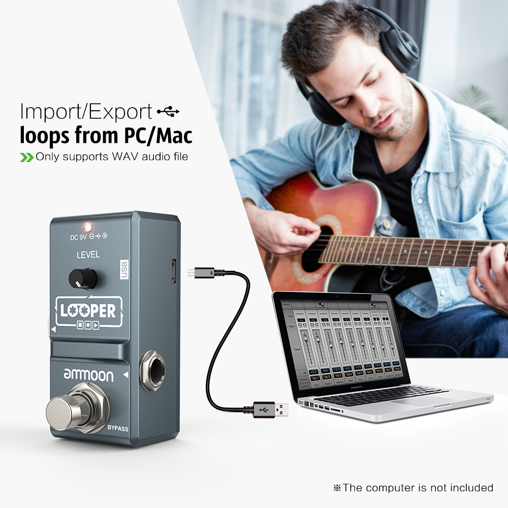 ammoon AP-09  Nano Loop Electr - Micro Usb Cable 评论和价格