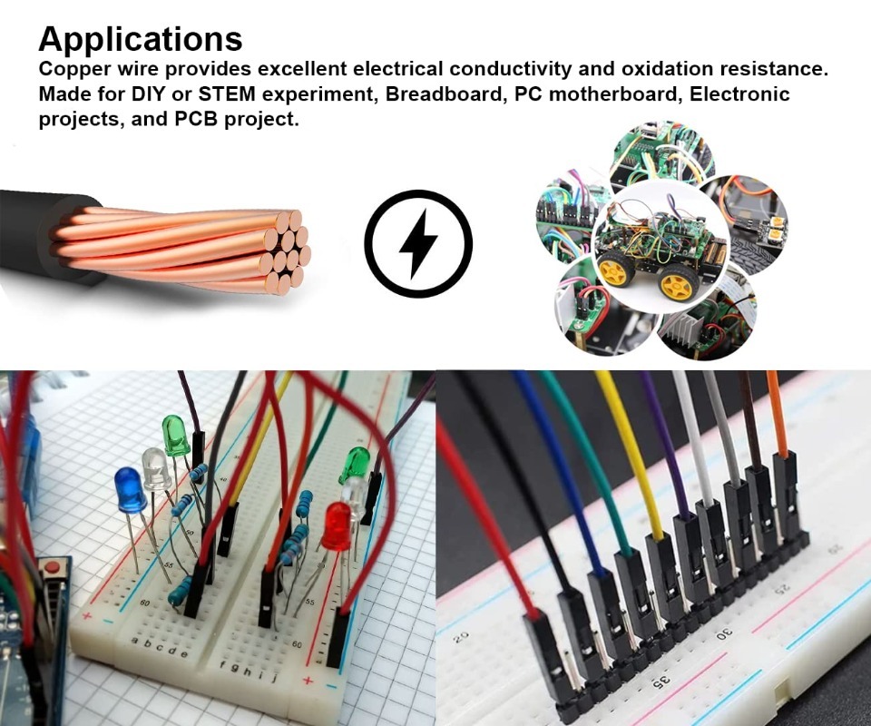 40Pin Dupont Cable Ribbon Jump - Jumper Wire Kit 评论和价格
