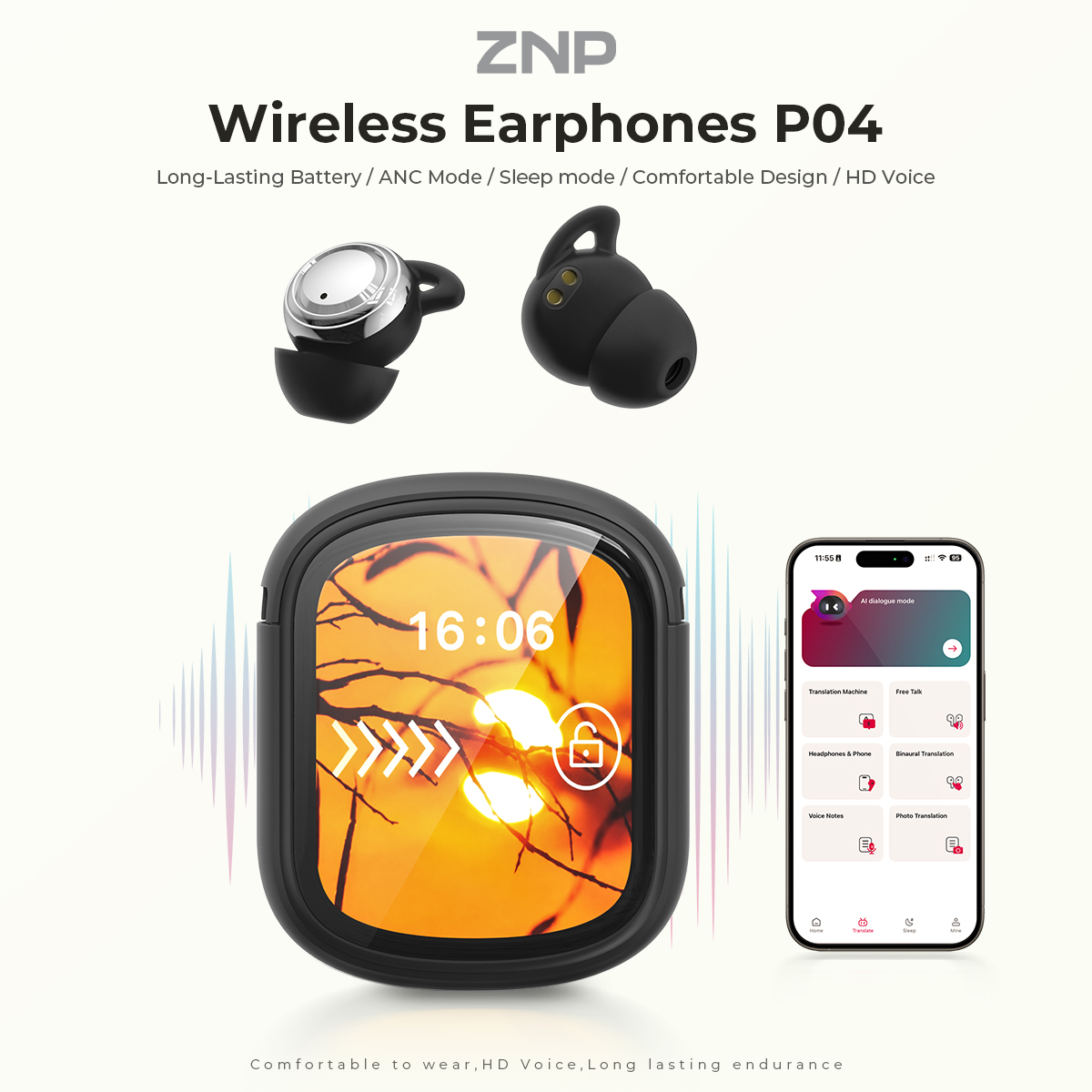 ZNP P04 Sleeping Aid Earbuds A - Usb C Cable 评论和价格