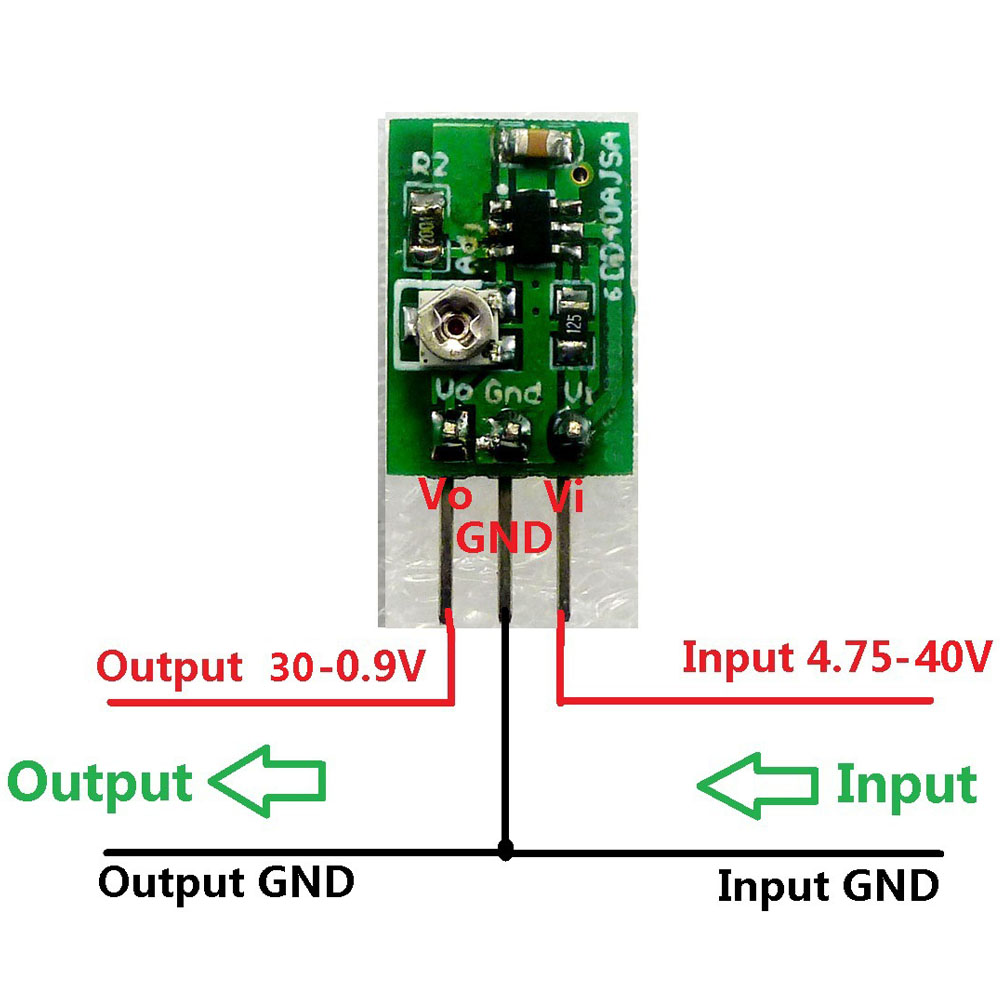 1A 5W Mini DC-DC Step Down Con - Ams1117 Module 评论和价格