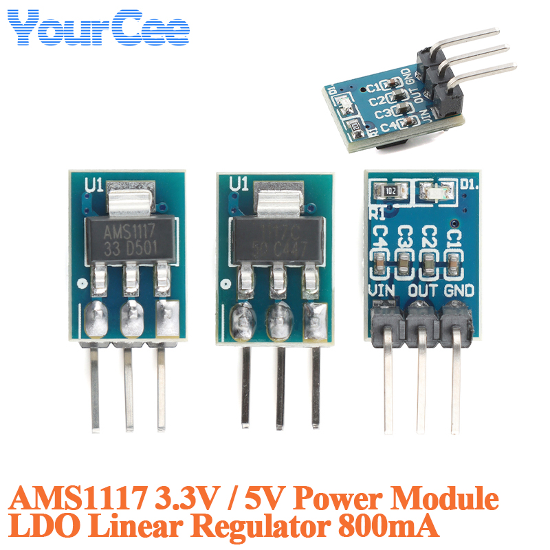 20pcs/1pc AMS1117 3.3V 5V Powe - Ams1117 Module 评论和价格