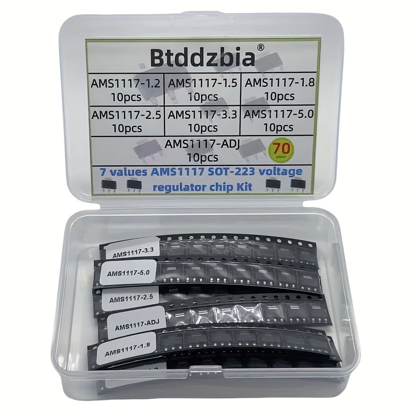 70pcs kit Voltage Regulator Ki - Ams1117 Module 评论和价格
