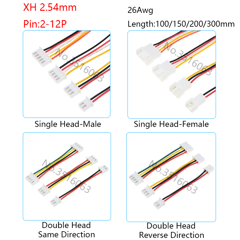 5/10Pcs XH-2.54mm Male/Female  - Jumper Wire Kit 评论和价格