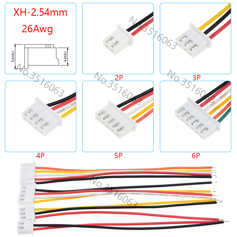 5/10Pcs XH-2.54mm Male/Female  - Jumper Wire Kit 评论和价格