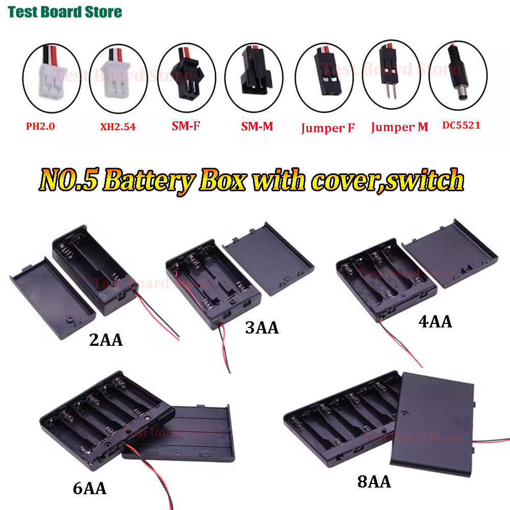 1pcs AA Battery Holder/Box In  - Jumper Wire Kit 评论和价格