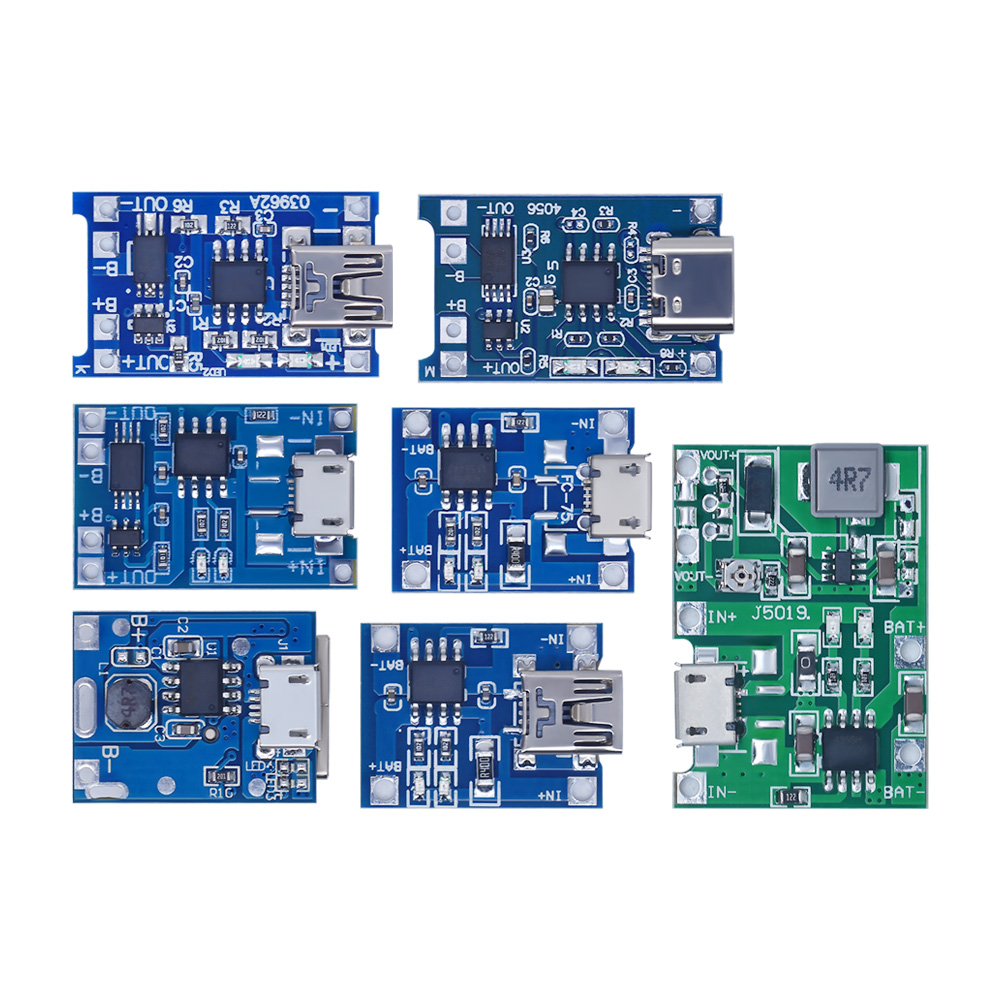 5 pcs Micro USB 5V 1A 18650 TP - Tp4056 Module 评论和价格