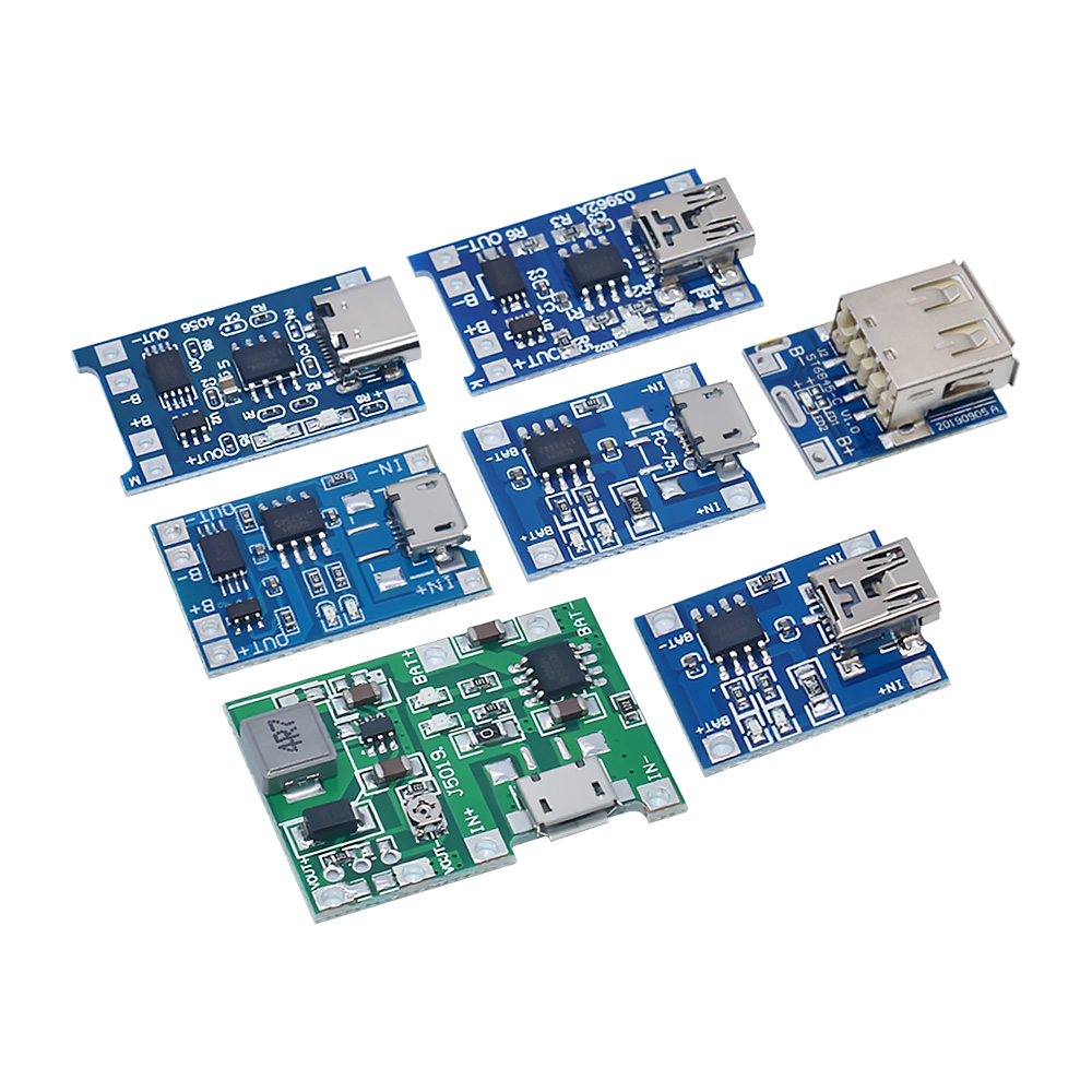 5 pcs Micro USB 5V 1A 18650 TP - Tp4056 Module 评论和价格