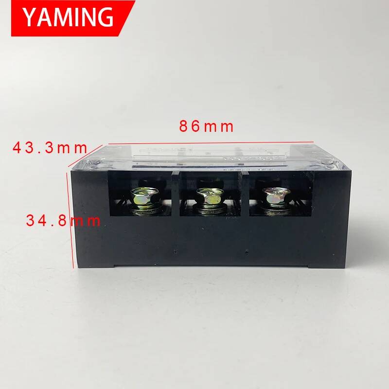 2pcs TBC-1003 100A 3P 600V 6 S - Screw Terminal Block 评论和价格