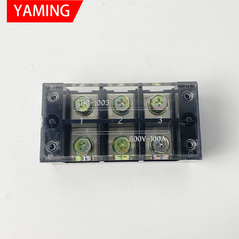 2pcs TBC-1003 100A 3P 600V 6 S - Screw Terminal Block 评论和价格