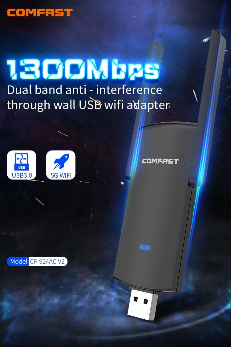 CF-924AC V2 1300Mbps Dual Band - Antenna 2.4Ghz 评论和价格