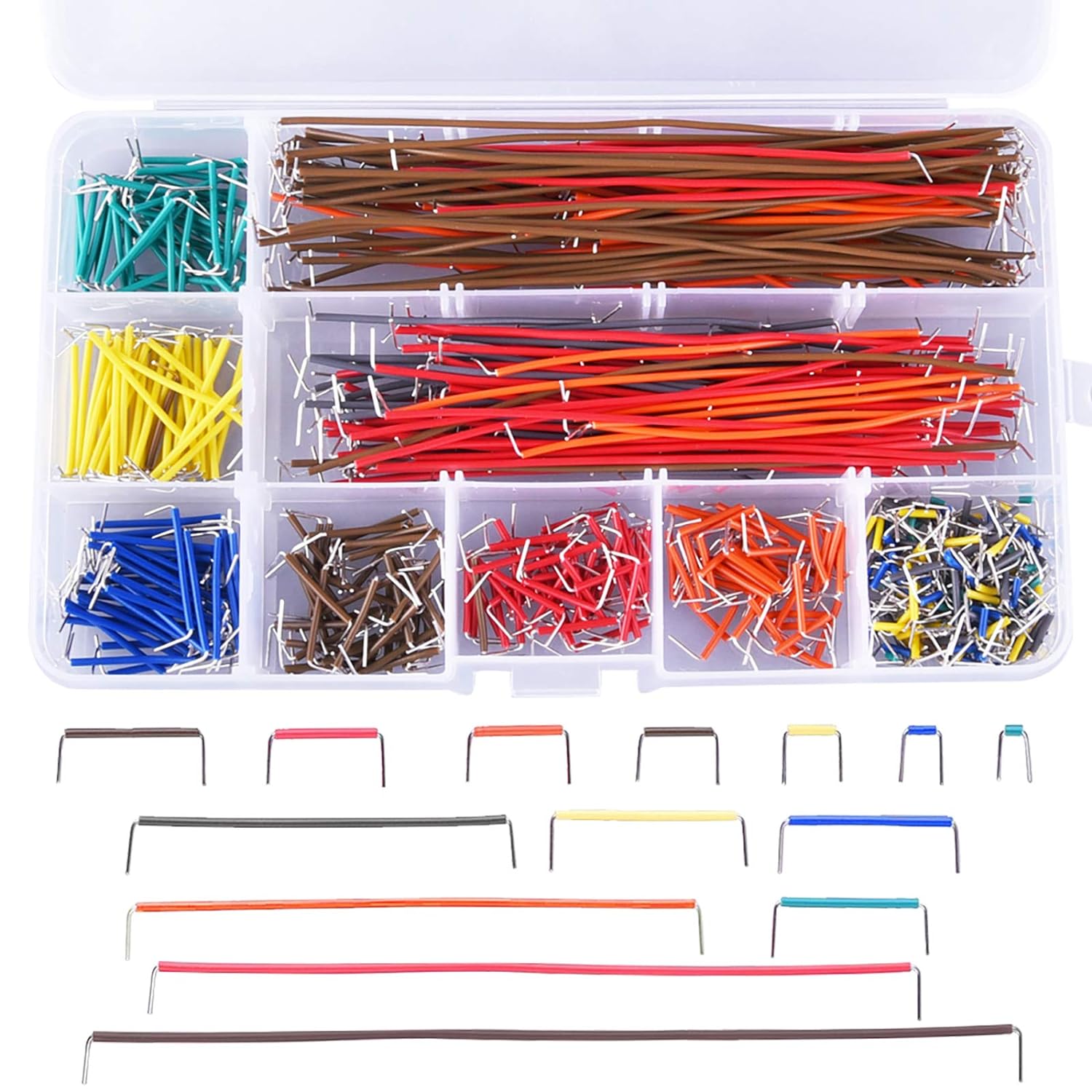 560 Pieces Jumper Wire Kit 14  - Breadboard 400 Point 评论和价格