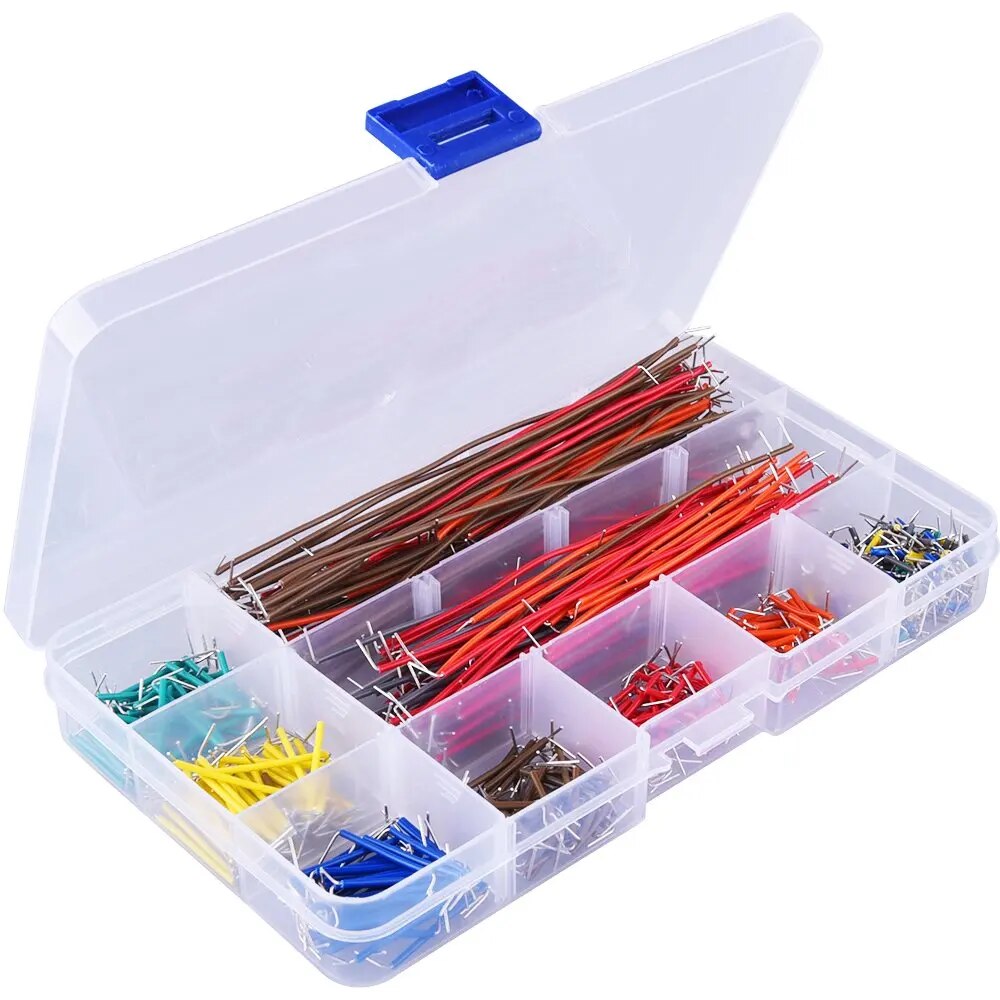 560 Pieces Jumper Wire Kit 14  - Breadboard 400 Point 评论和价格