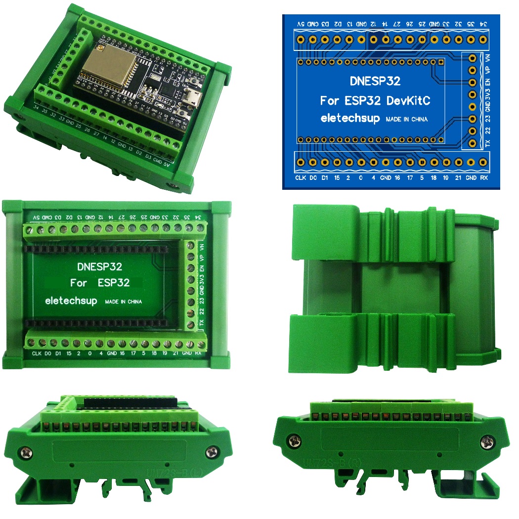 ESP32 DIN Rail Mount Screw Ter - Screw Terminal Block 评论和价格