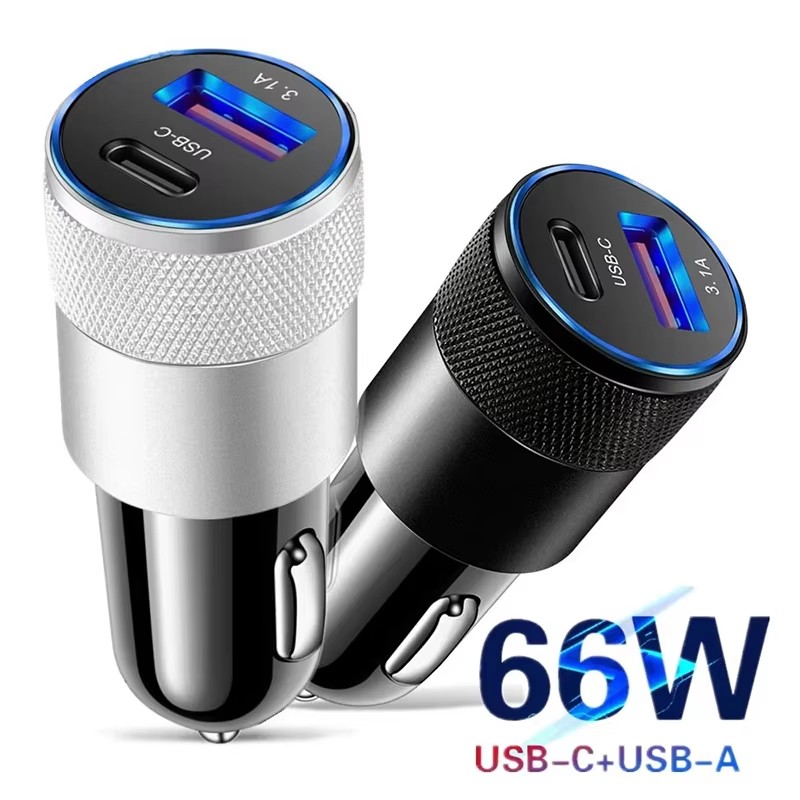 66W USB Car Charger Type C Fas - Usb C Cable 评论和价格