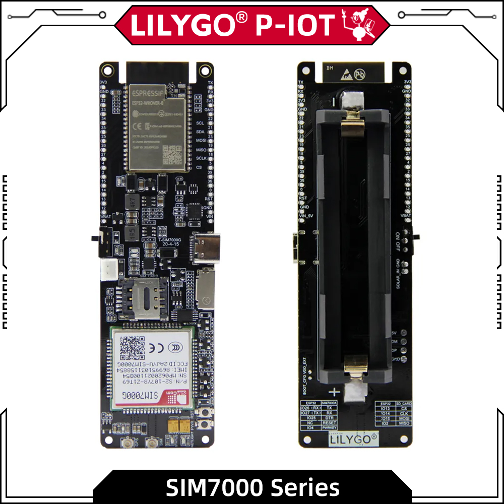 LILYGO® TTGO T-SIM7000G ESP32  - Esp32 Battery Holder Lipo 评论和价格