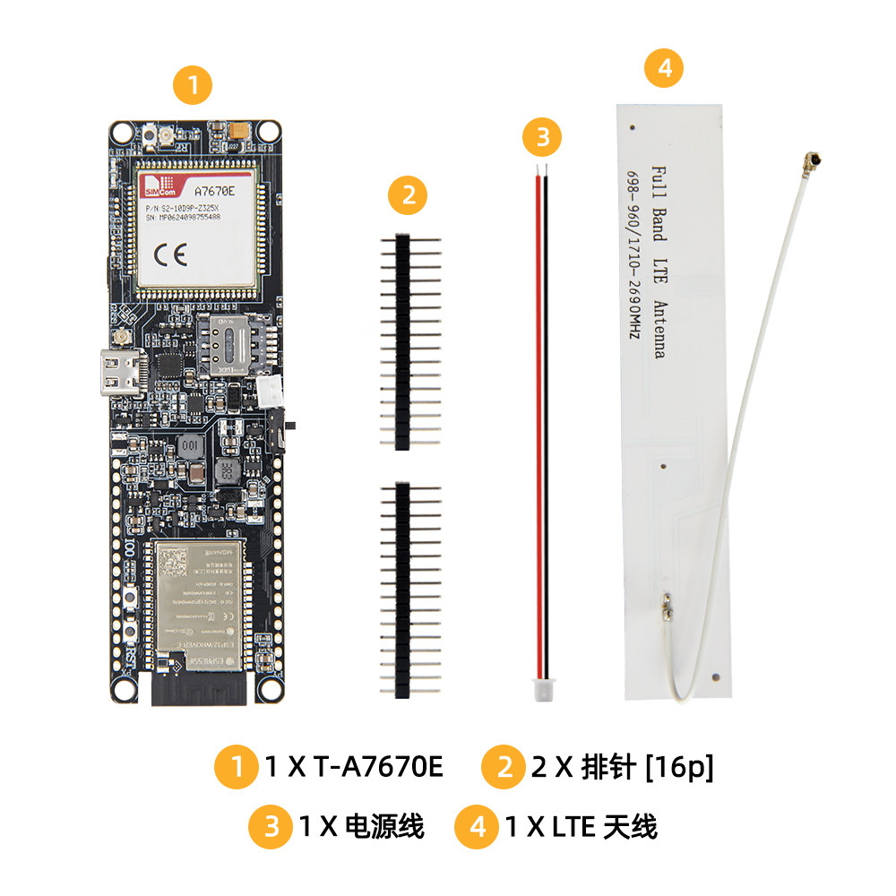LILYGO T-A7670E ESP32 Developm - Esp32 Battery Holder Lipo 评论和价格