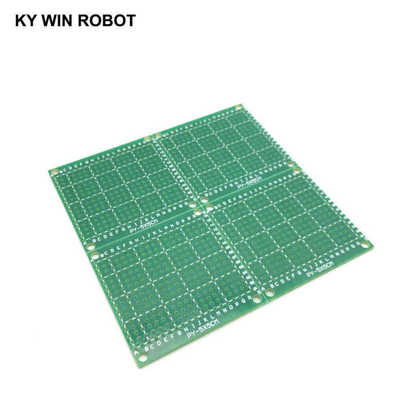 5pcs 5x5cm 50x50 mm Single Sid - Pcb Prototyping Board 评论和价格