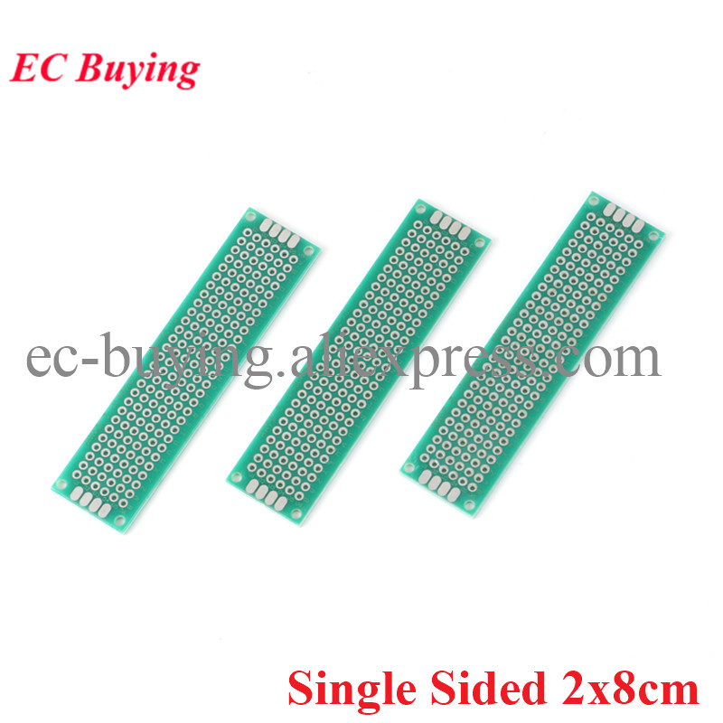 10pcs/lot 2x8cm Single Sided C - Pcb Prototyping Board 评论和价格