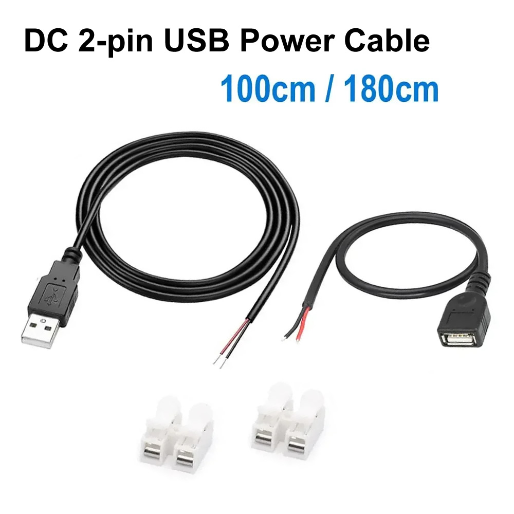 DC 2-pin USB Power Cable USB M - Ipex Connector 评论和价格