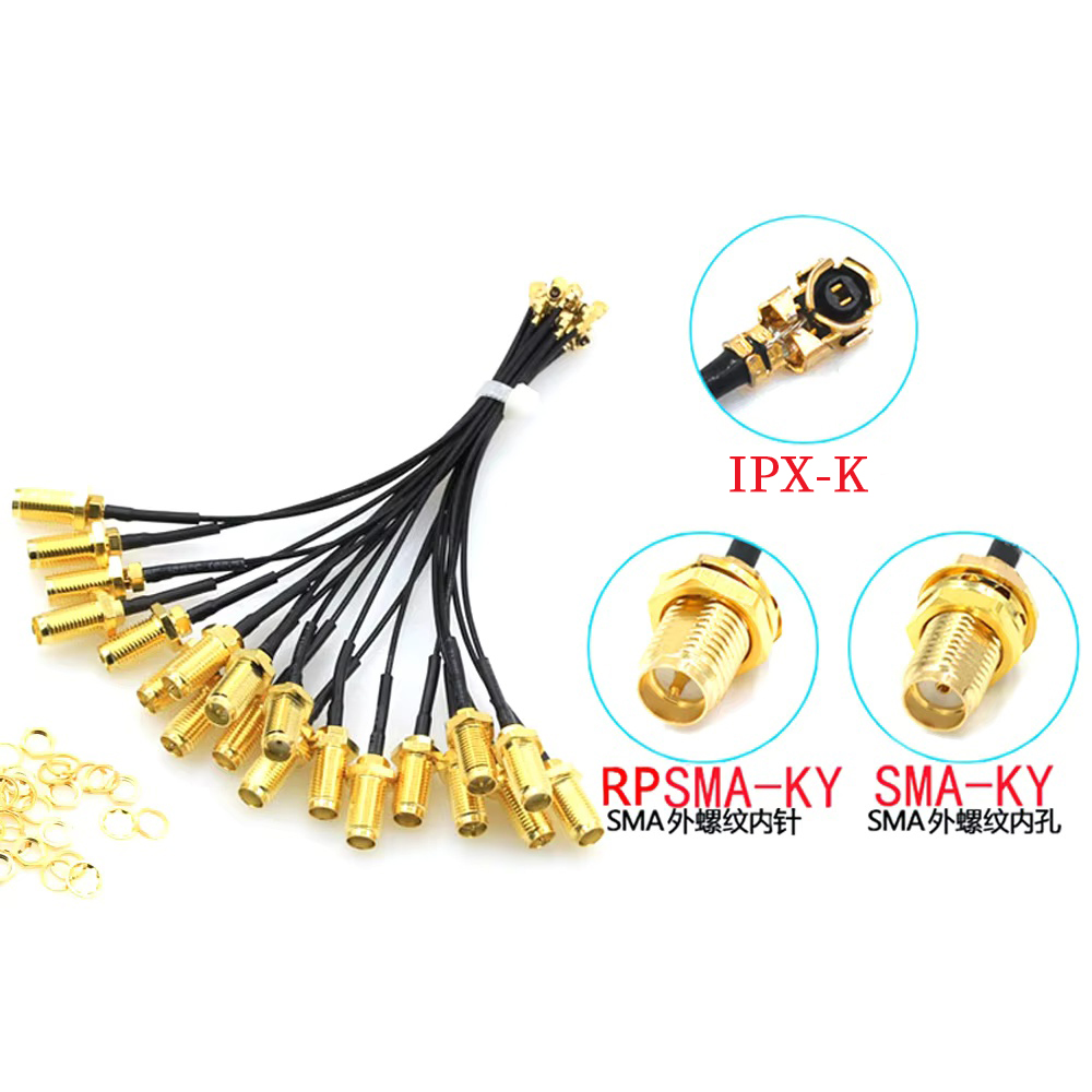 5Pcs RP-SMA Female to U.FL IPX - Ipex Connector 评论和价格