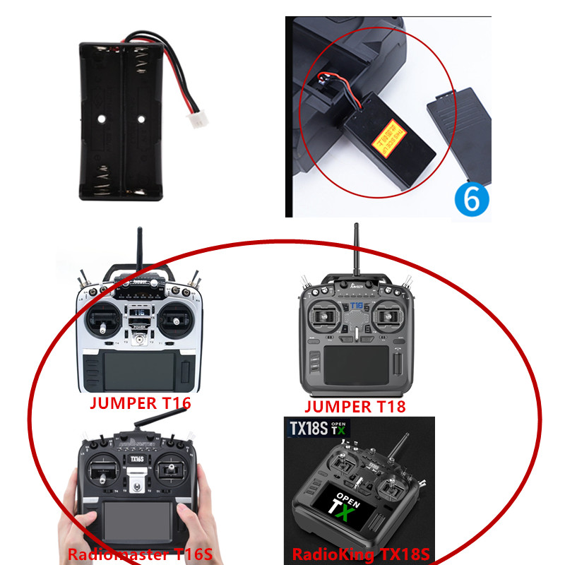 18650 Battery Compartment for  - Antenna 2.4Ghz 评论和价格