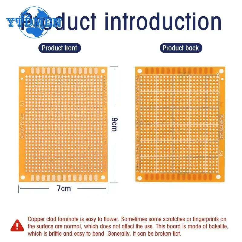 1-20pcs 5x7cm PCB Universal Bo - Perfboard 评论和价格