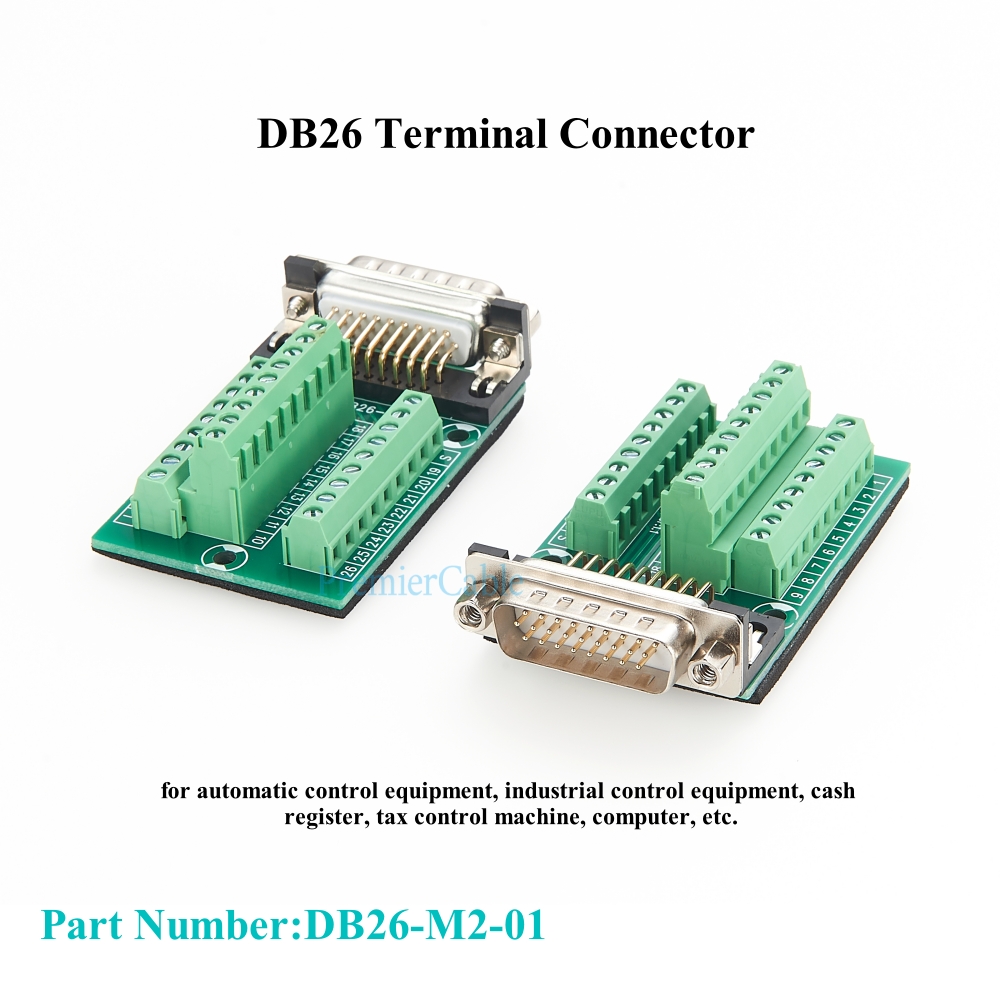DB26 Male to Terminal Block Ma - Screw Terminal Block 评论和价格