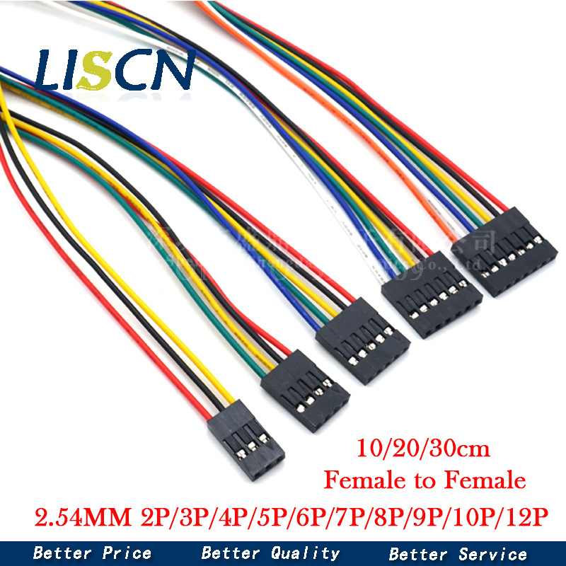 5PCS 2.54 Wire 2.54MM Dupont L - Jumper Wire Kit 评论和价格