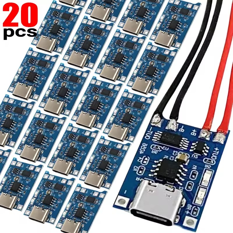 1-20Pcs Type-C/Micro/Mini USB  - Li Ion Charger Module 评论和价格