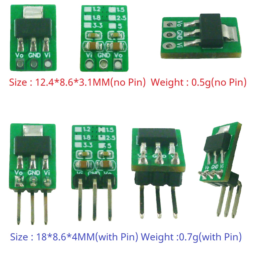 Tiny Out 1A 1.2V 1.8V 2.5V 3.3 - Esp32 Step Down Buck 评论和价格