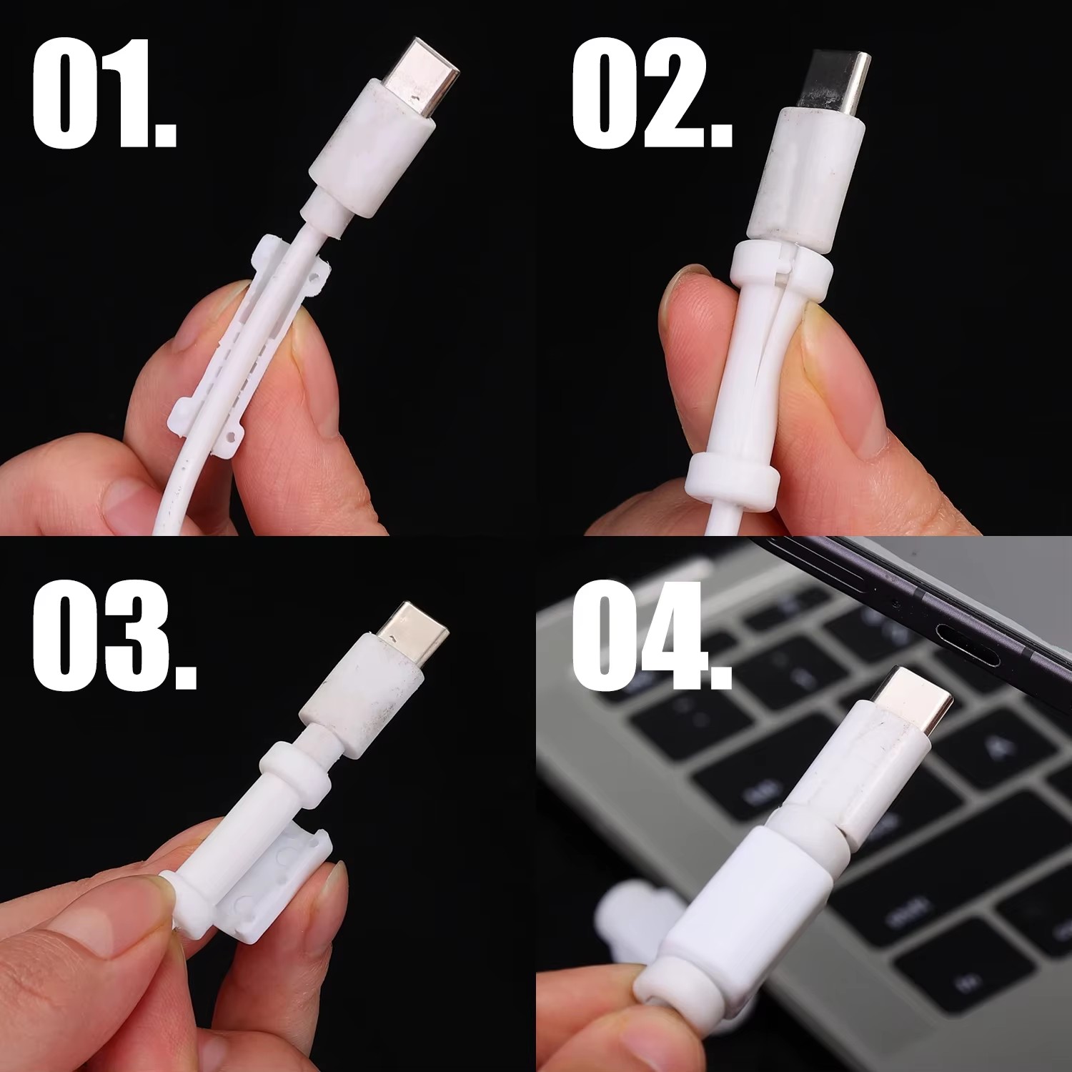Anti Break Cable Protector Sof - Micro Usb Cable 评论和价格