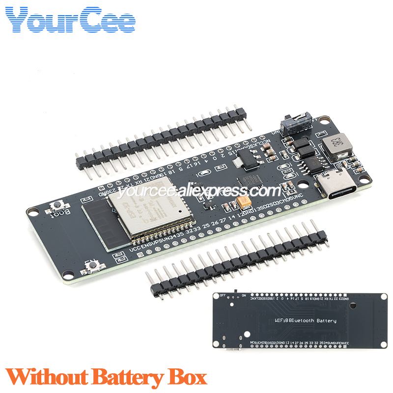 ESP32 Development Board with W - Esp32 Battery Holder Lipo 评论和价格