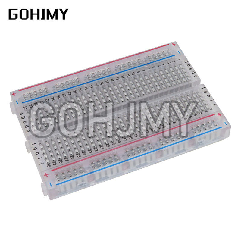 10pcs Transparent mini bread b - Breadboard 400 Point 评论和价格