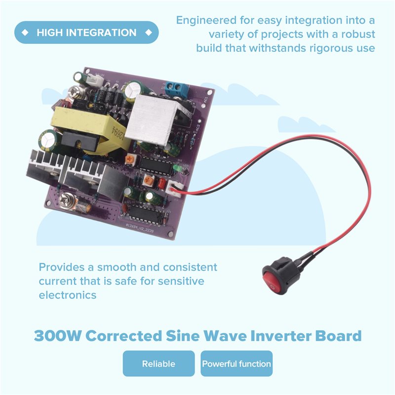300W Corrected Sine Wave Inver - Boost Converter 评论和价格