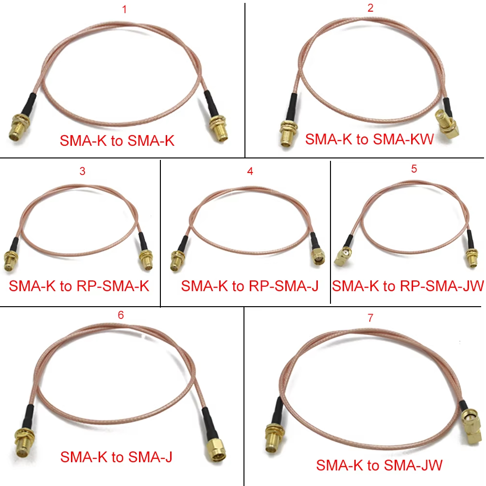 RG316 SMA to SMA/RP SMA Male P - Jumper Wire Kit 评论和价格