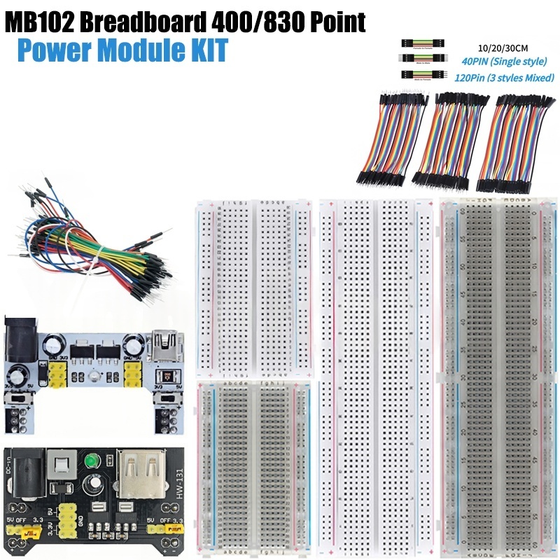 MB-102 MB102 Breadboard 400 83 - Breadboard 400 Point 评论和价格