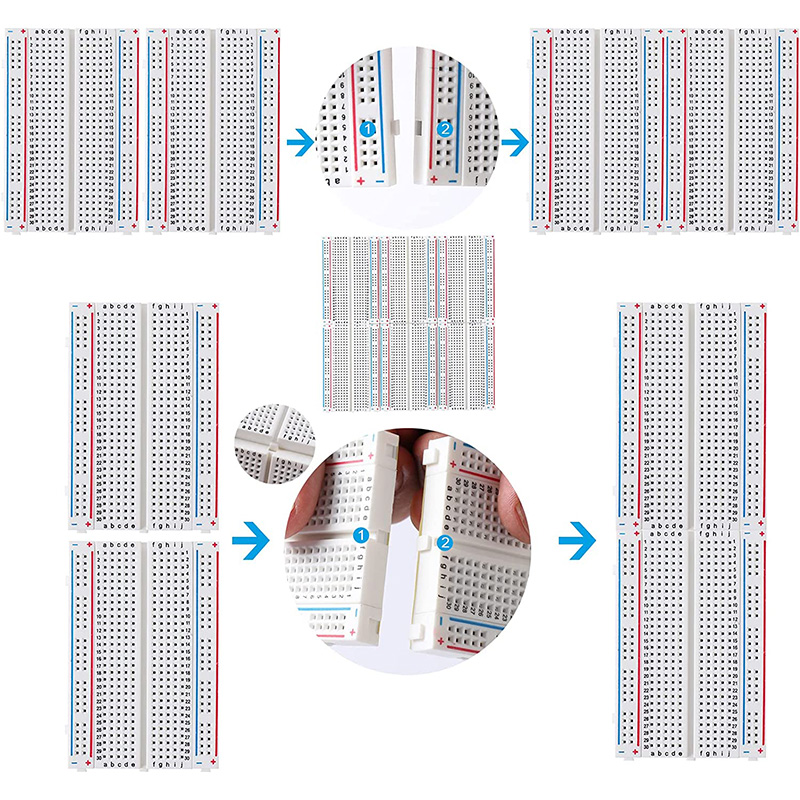 MB-102 MB102 Breadboard 400 83 - Breadboard 400 Point 评论和价格